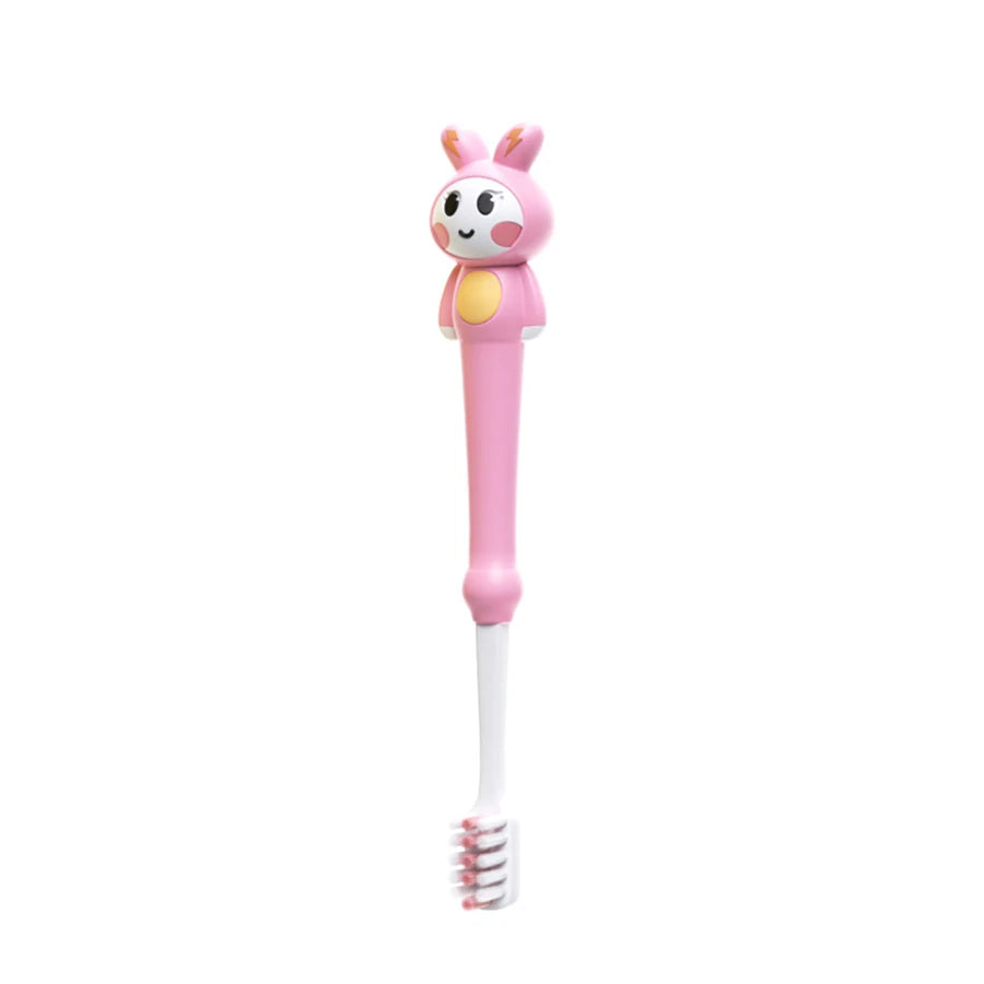 Kid's cartoon rabbit soft  toothbrush gently cleans