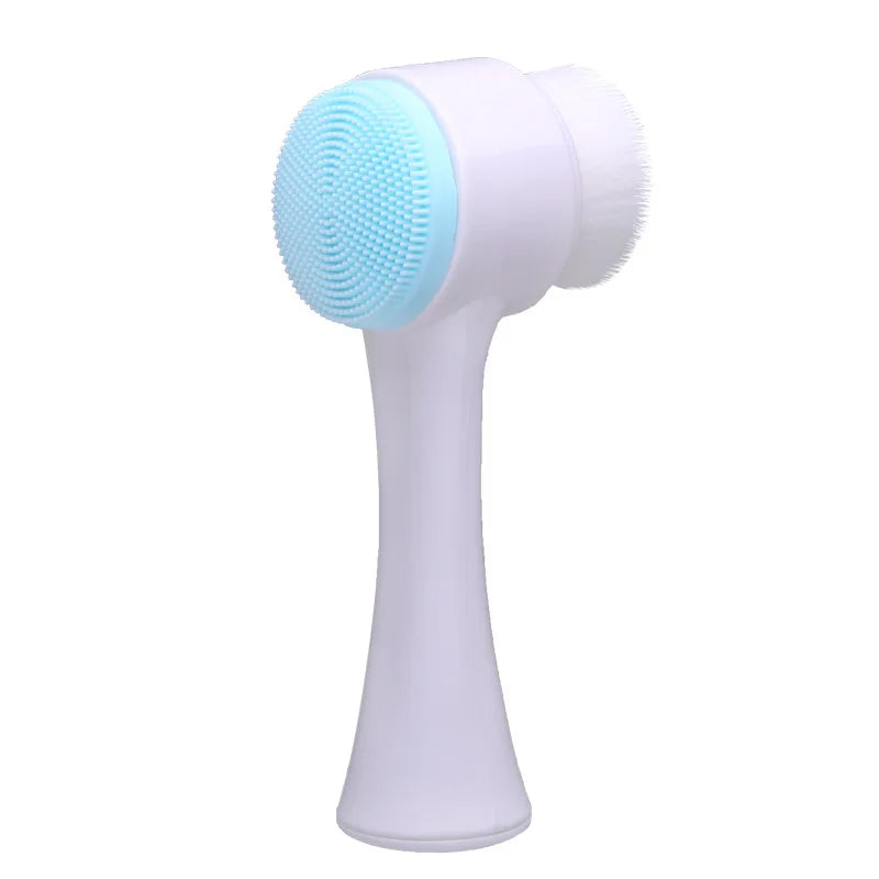 Double-Sided Silicone Facial Cleansing Brush – Deep Pore Cleanse & Gentle Exfoliation