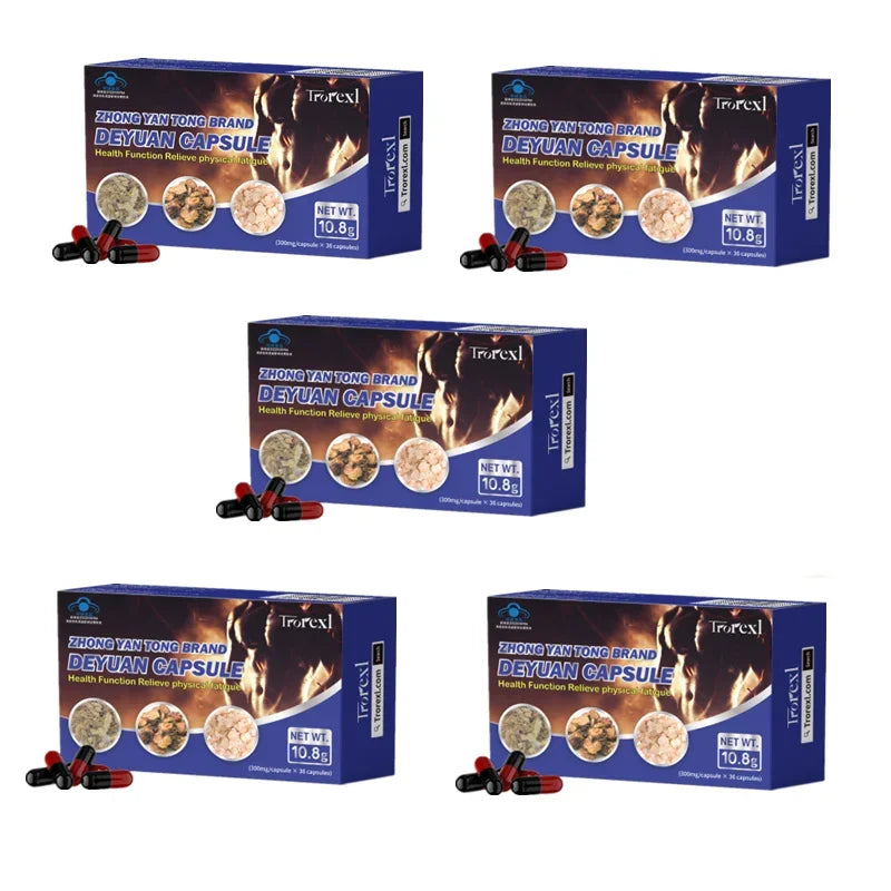 Epimedium & Ginseng Vitality Capsules for Men | Natural Stamina & Reproductive Health Support