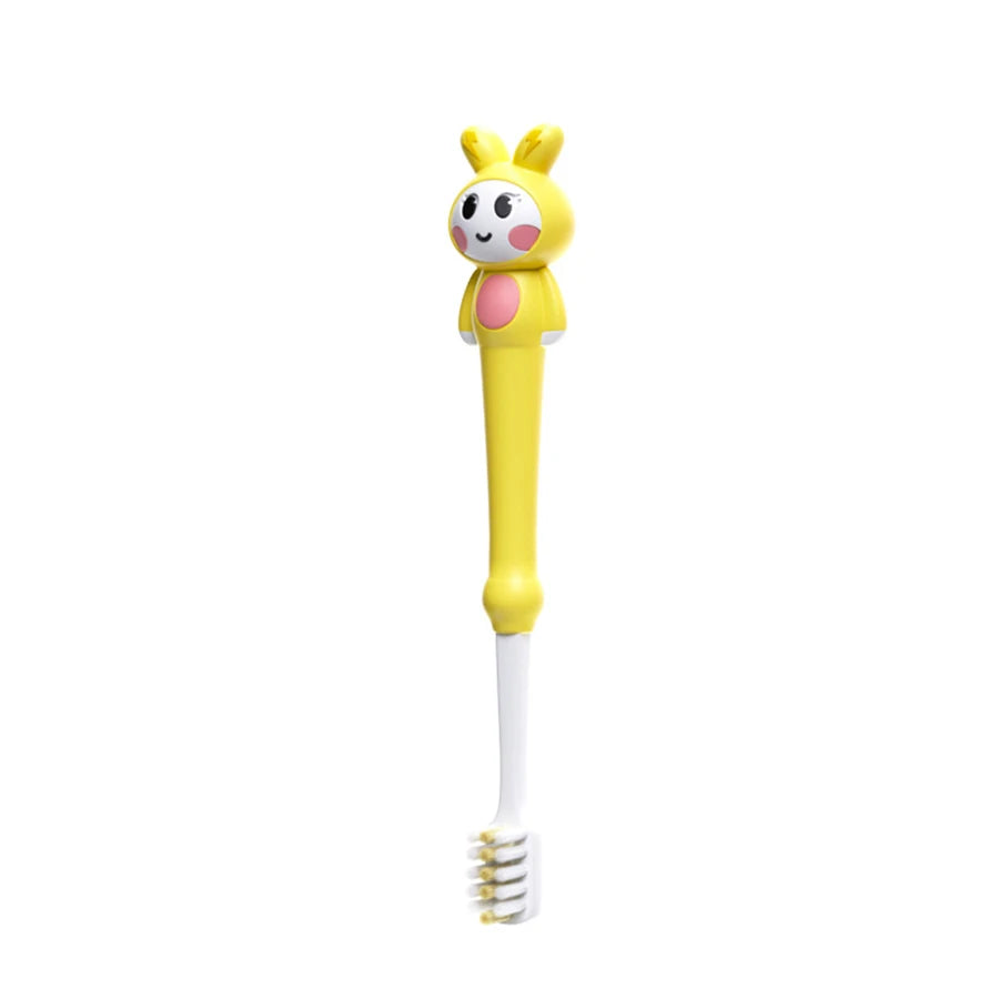 Kid's cartoon rabbit soft  toothbrush gently cleans