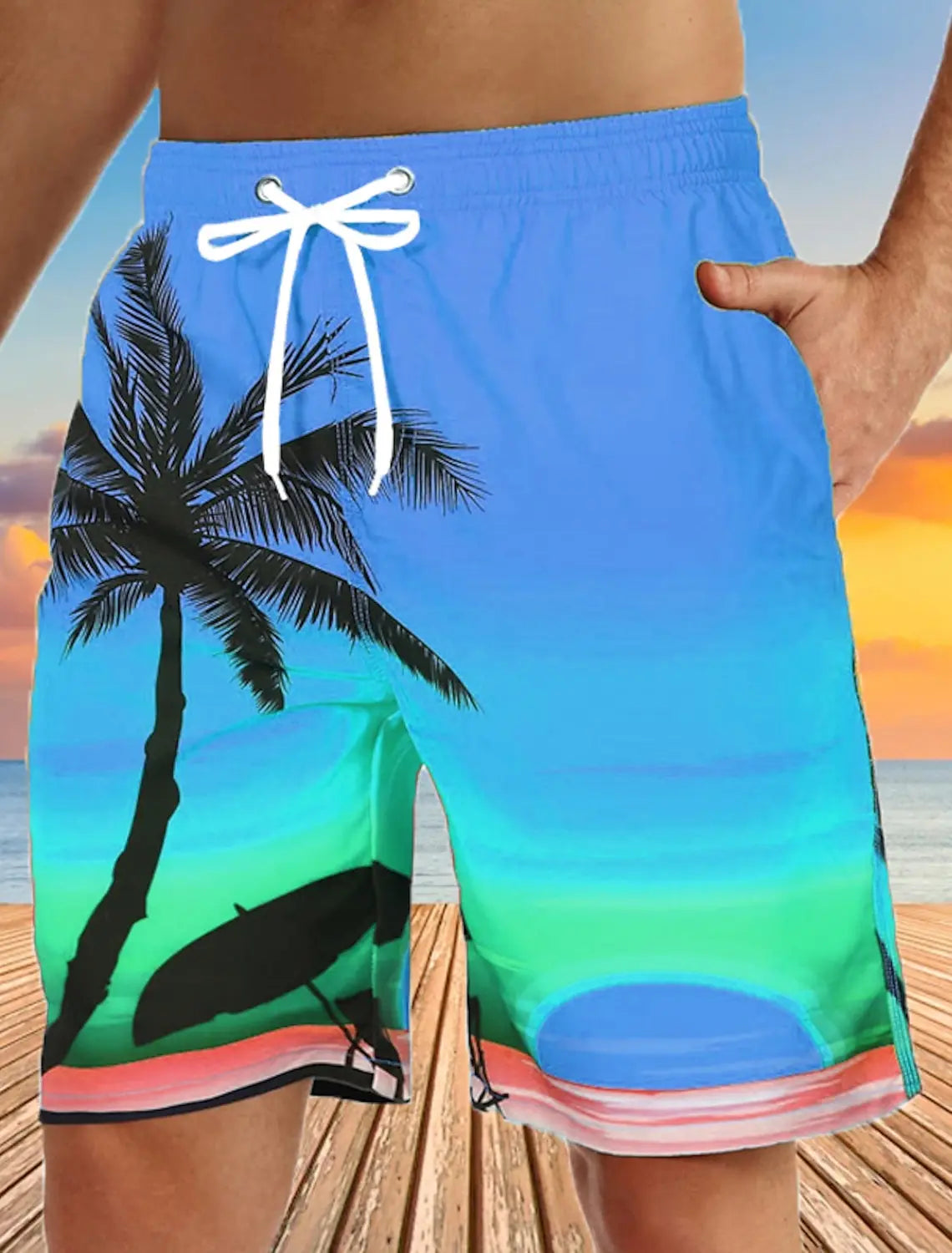 Men's Board Shorts Swim Shorts Bermuda shorts Beach Shorts