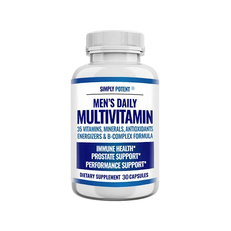 Men's Complete Daily Multivitamin – 23 Vitamins & Minerals for Energy, Immunity & Prostate Health