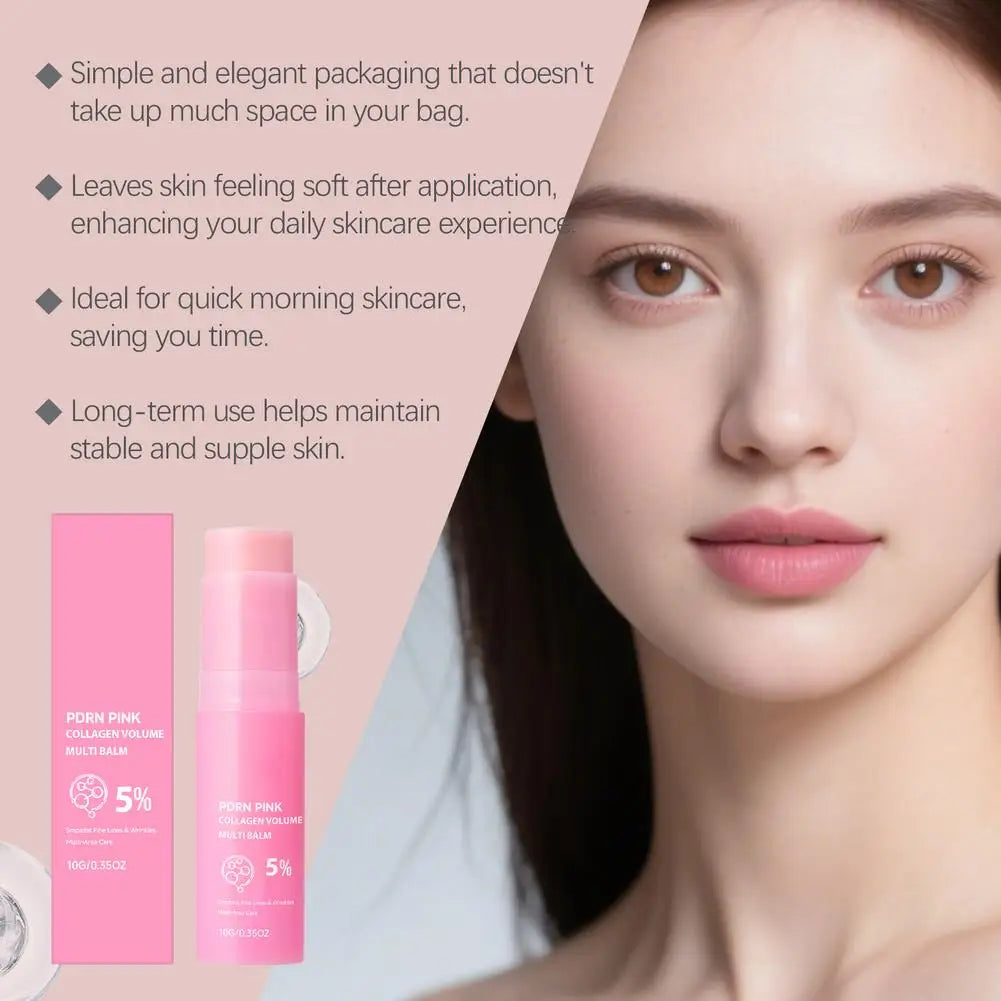 PDRN Collagen  Multi Balm For Face Neck Lip Moisturizing Stick Korea Skin Care