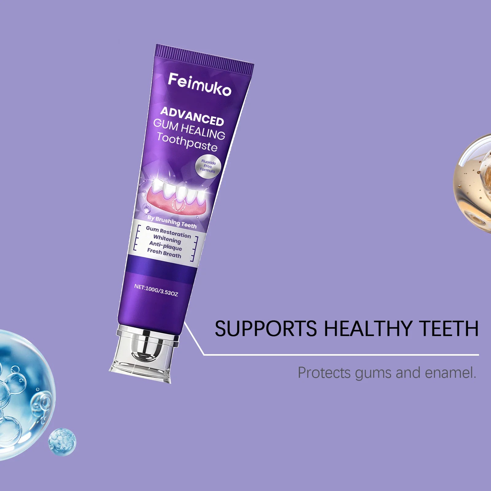 Anti Cavity Toothpaste Enamel Restoration Repair Cavities Remove Plaque Brightening Relives Periodontitis Gum Repair Toothpaste