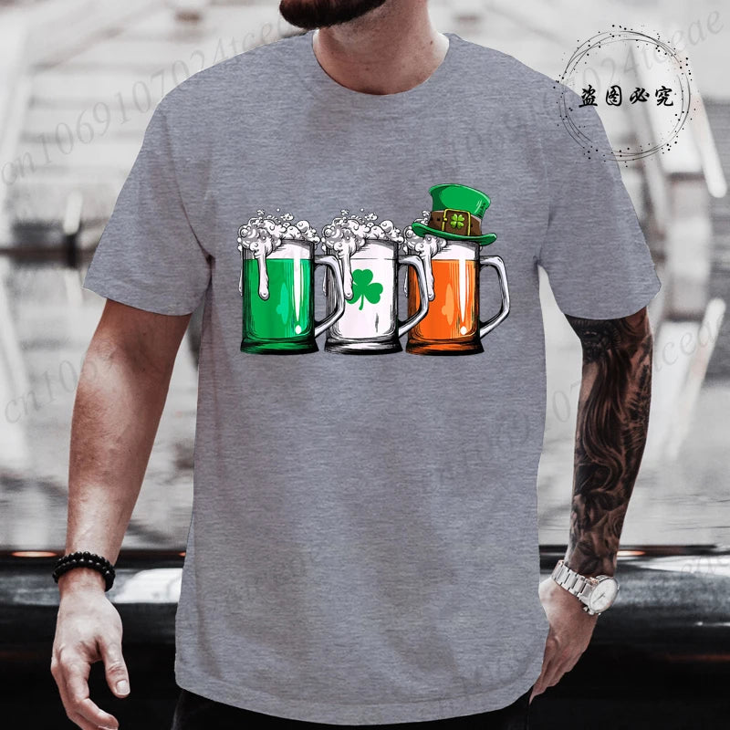 St. Patrick's Day Men's T-Shirts short Sleeve
