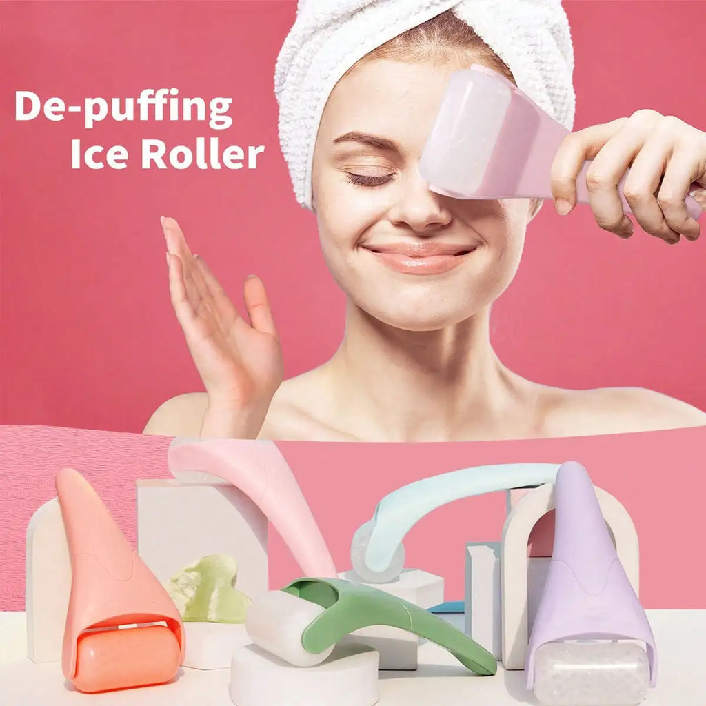 Botanica Luxe Facial Ice Roller | De-Puffing & Skin-Soothing Massage Tool