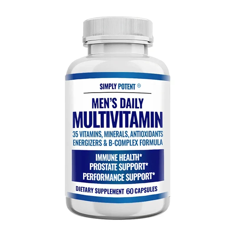 Men's Complete Daily Multivitamin – 23 Vitamins & Minerals for Energy, Immunity & Prostate Health