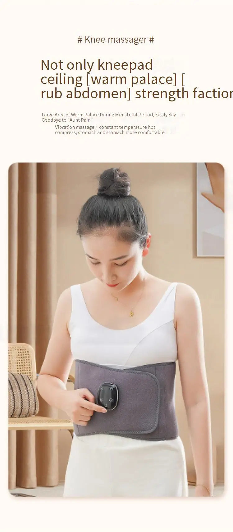 2026/Best sales Wireless Knee Massager Hot Compress for Effective Physiotherapy and Pain Relief