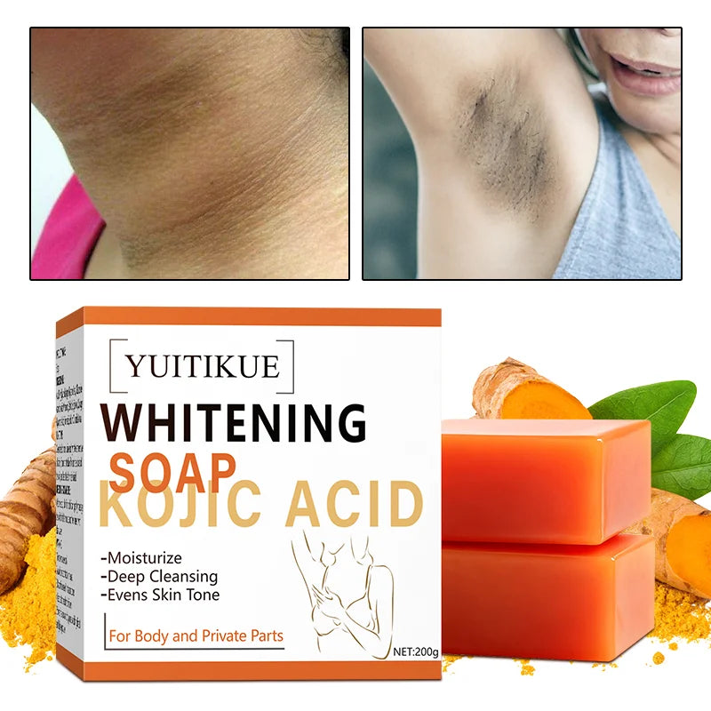 Whitening Soap - Brightens Skin Tone, Deep Cleansing & Moisturizing, Gentle for Sensitive Skin & Body Care