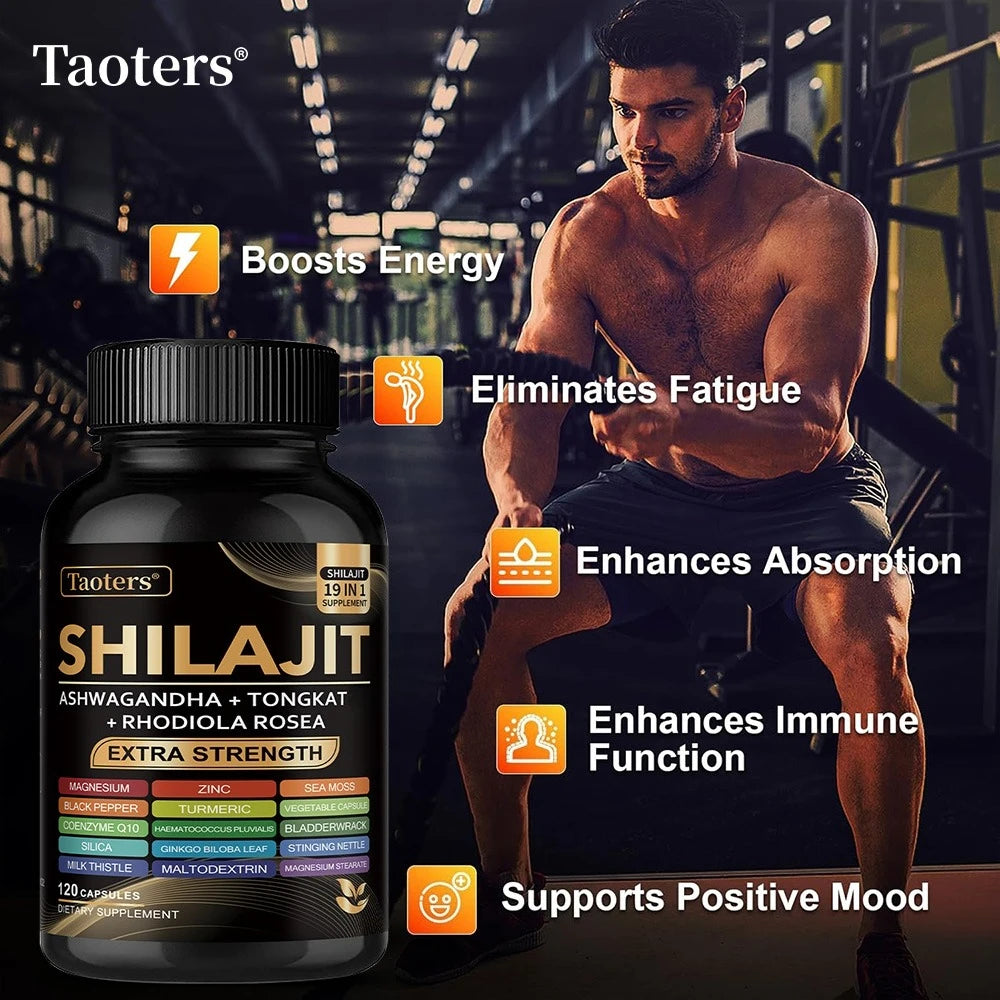 Shilajit 19-in-1 Organic Wellness Complex | Sea Moss, Ashwagandha, Magnesium & Zinc