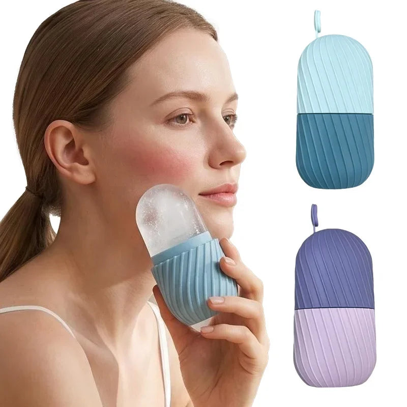 Facial Ice Roller — Pore-Minimizing Skin Care Massage Tool