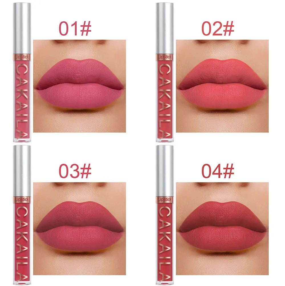 10/6 PCS Lipstick Set Matte Nude Liquid Lip Stain Makeup for women Non stick Cup Lip Gloss Waterproof Long lasting 💄💄💄💅