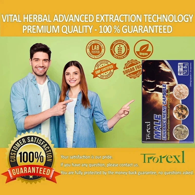 Epimedium & Ginseng Vitality Capsules for Men | Natural Stamina & Reproductive Health Support