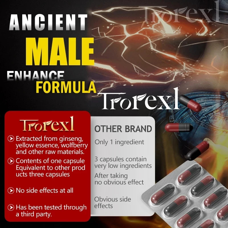 Epimedium & Ginseng Vitality Capsules for Men | Natural Stamina & Reproductive Health Support