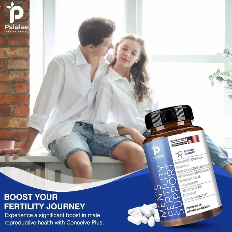 Men's Fertility & Reproductive Health Supplement – L-Carnitine, CoQ10 & Multivitamin Complex