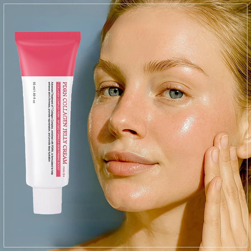 Korean PDRN 7 Collagen Complex Jelly Cream - Anti-wrinkle Firming Plumping Moisturizing Repair Regeneration Facial Skin Care