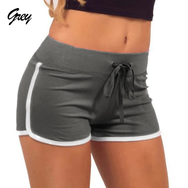 1pc Women Sports Yoga Shorts Skinny Patchwork Casual Tight Shorts Fashion Sexy Summer Girls Running Short Pants Gym Hip Training