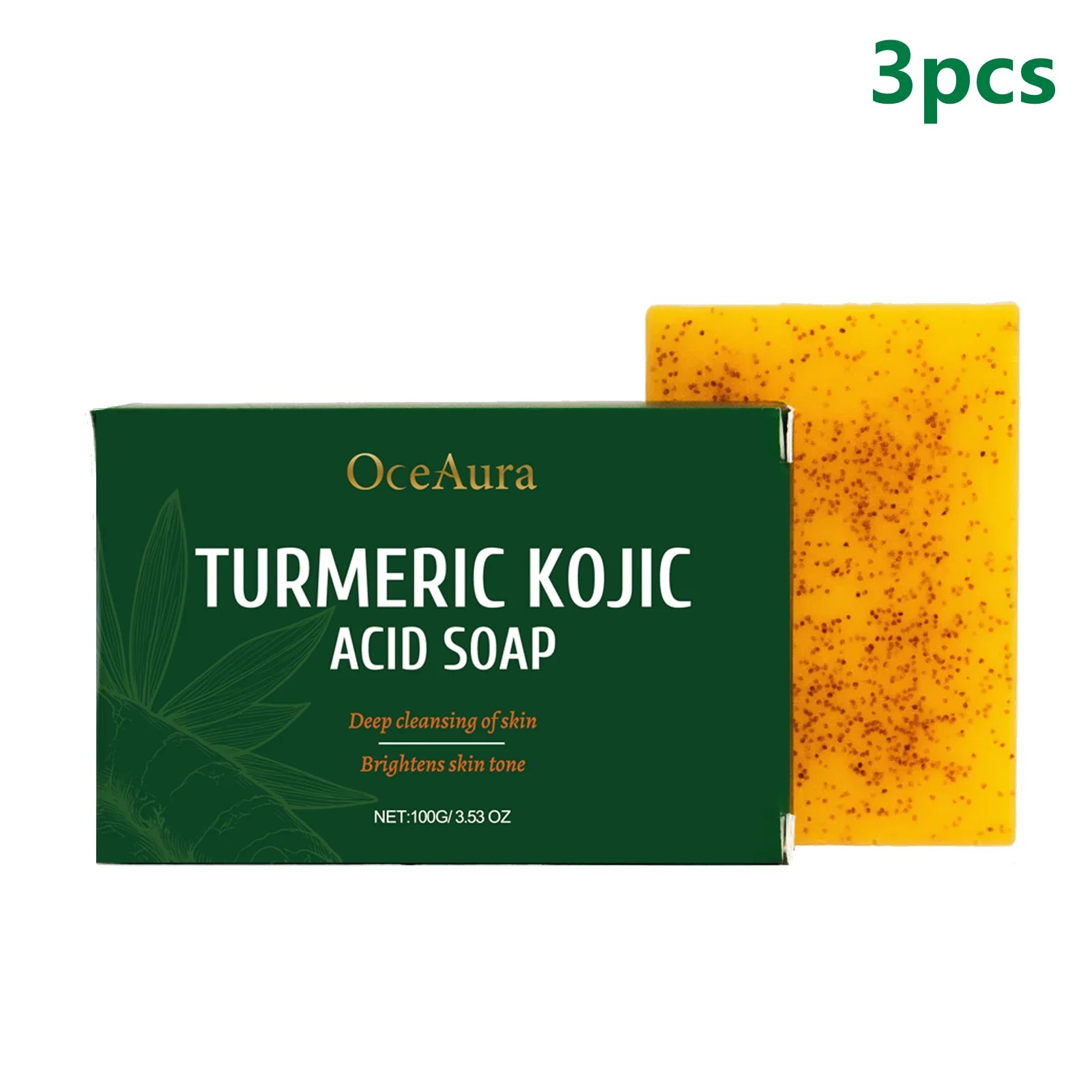 Turmeric  Soap Deep Hydration Brightening  Soft Smooth  Skin Lightening Soap 100g