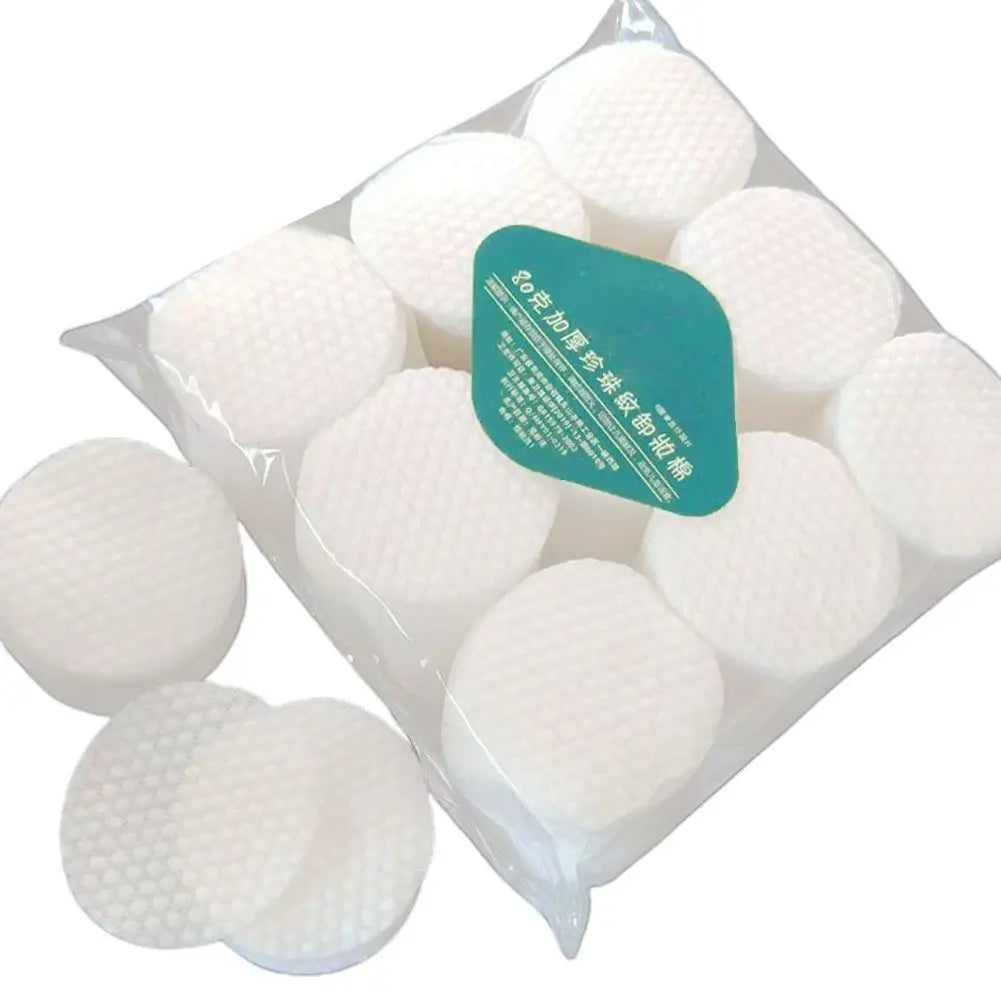 Pearl-Textured Makeup Cotton Pads Thick Pure Cotton Rounds for Makeup Removal Facial Toner Bulk Beauty Cotton Makeup Cotton