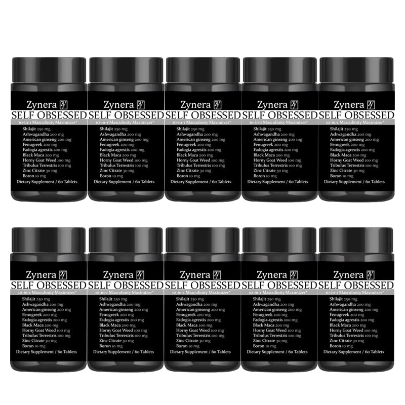 Ashwagandha & Black Maca Capsules for Men – Energy, Stamina & Vitality Support