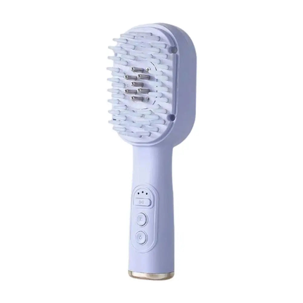 Electric Scalp Care Hair Growth Comb Red Light Therapy Microcurrent Stimulating Vibration Head Massage Thicker Stronger Hair