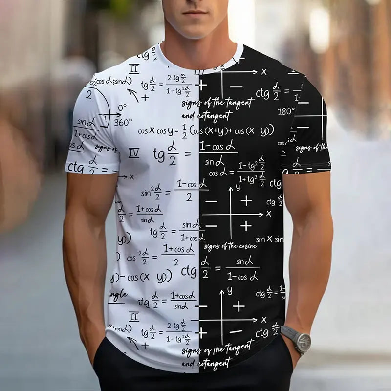 Men's Short Sleeve Summer  Sports Fitness T Shirt  Round Neck