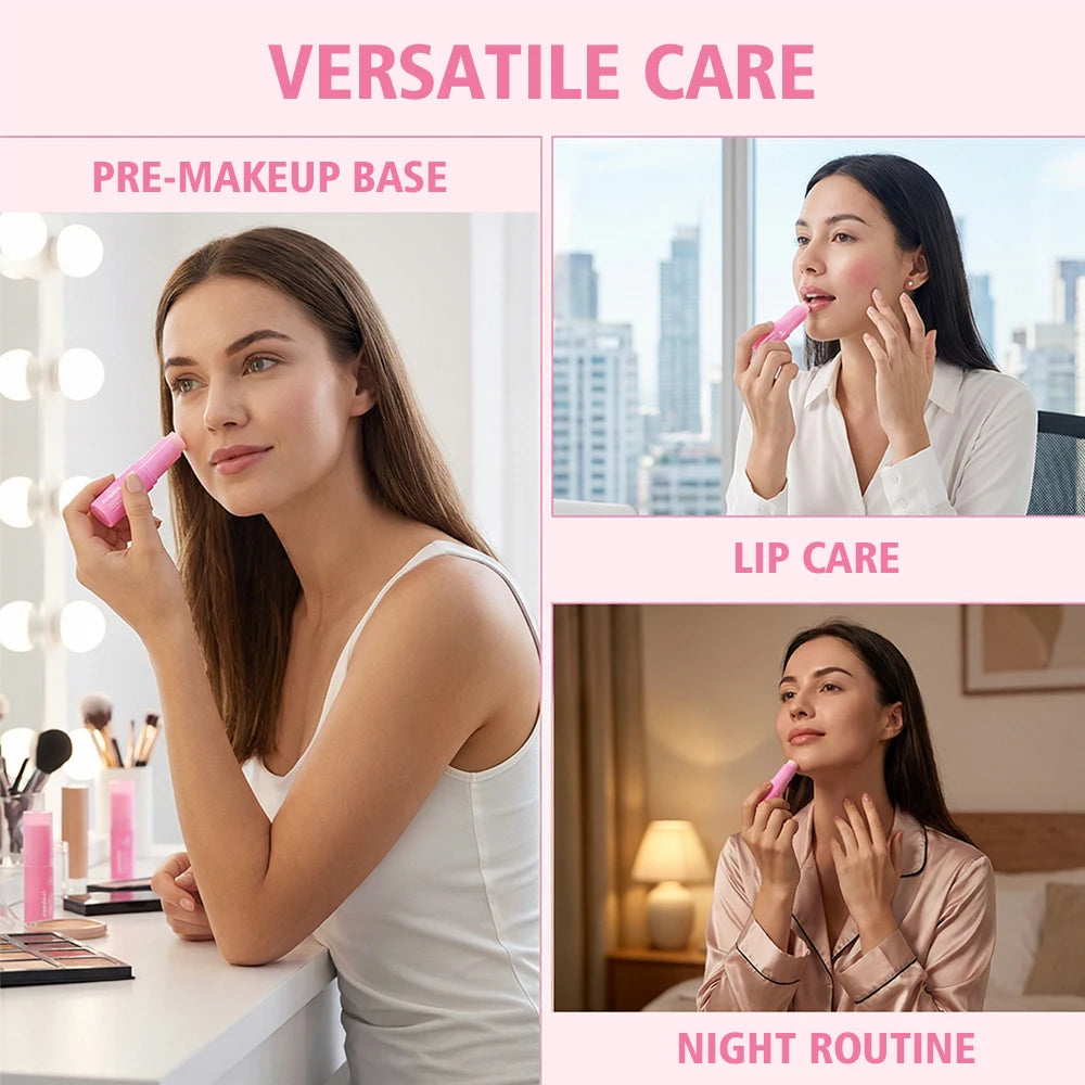 PDRN Pink Collagen Volume Multi Balm Stick | Anti-Aging Firming Treatment for Eyes, Neck & Face