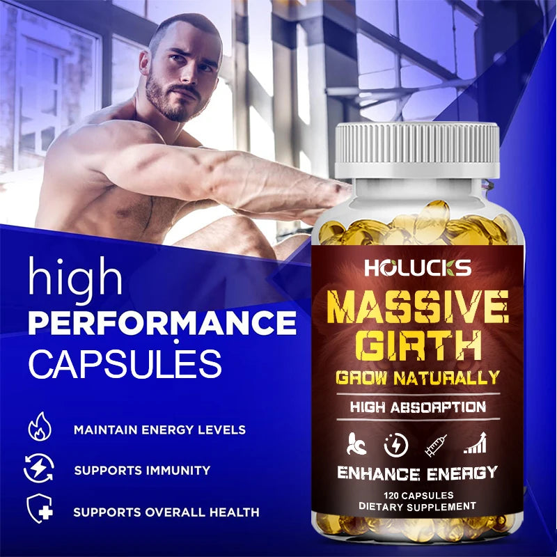 Men's Performance & Vitality Supplement – Tribulus, Maca, Ginseng & Ashwagandha Formula