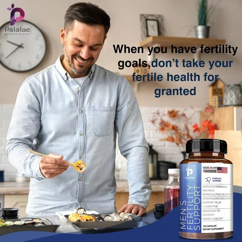 Men's Fertility & Reproductive Health Supplement – L-Carnitine, CoQ10 & Multivitamin Complex
