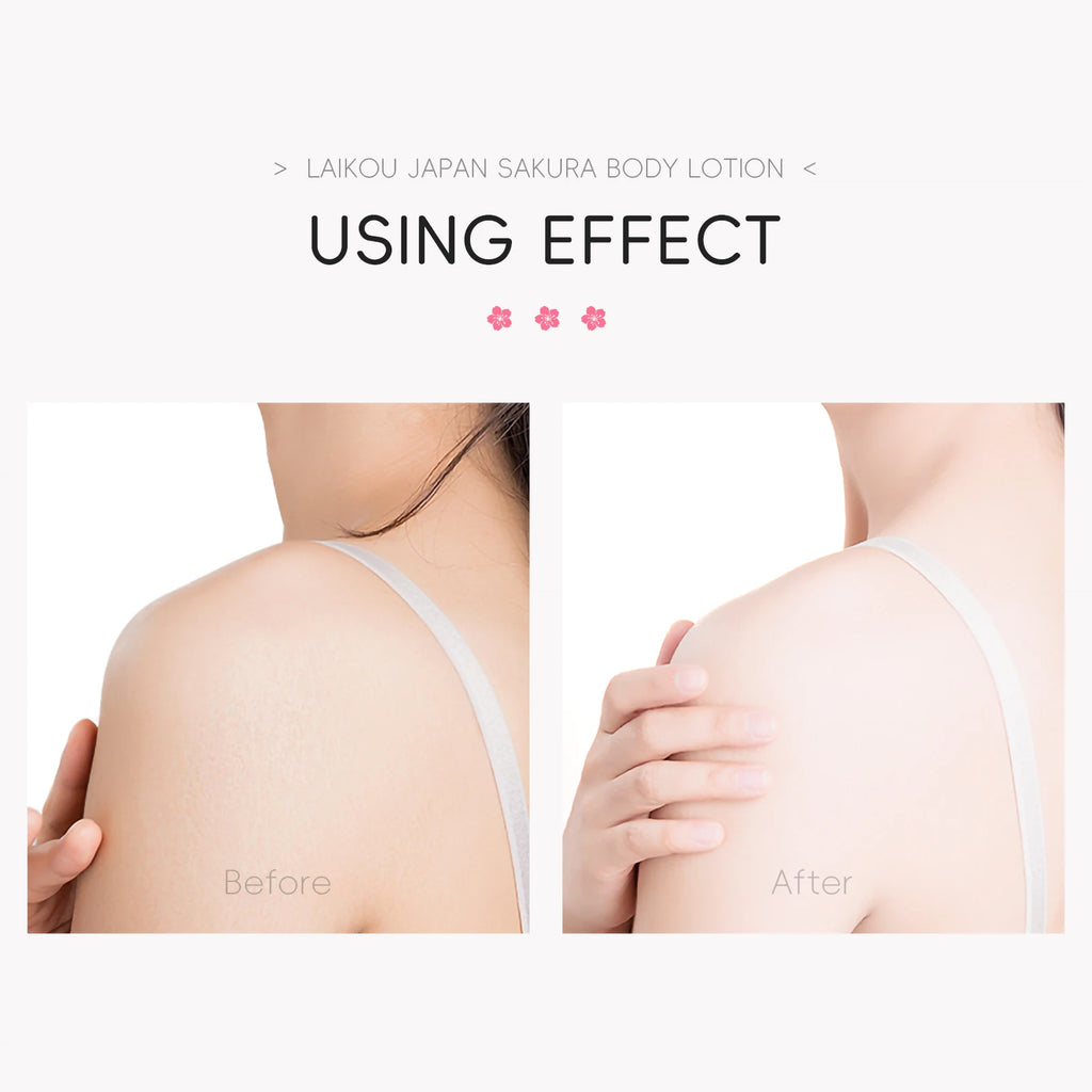 LAIKOU Japan Sakura Body Lotion Nourishing Body Moisturizer Fragrant Body Cream Soft Smooth Skin Treatment 200g