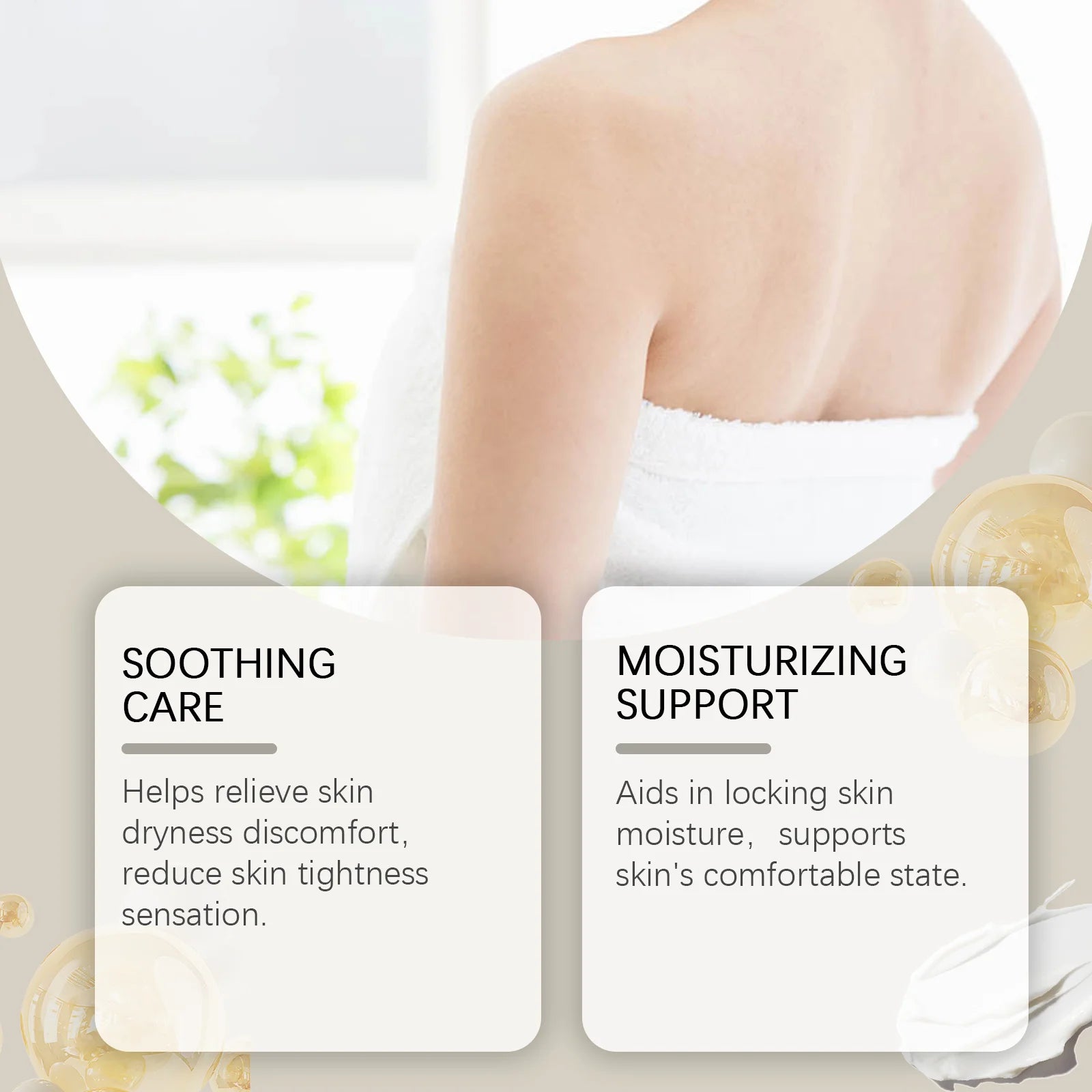 Moisturizing Body Lotion  Relieve Tightness Soothe Sensitive Skin