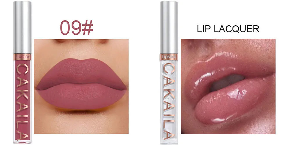 10/6 PCS Lipstick Set Matte Nude Liquid Lip Stain Makeup for women Non stick Cup Lip Gloss Waterproof Long lasting 💄💄💄💅