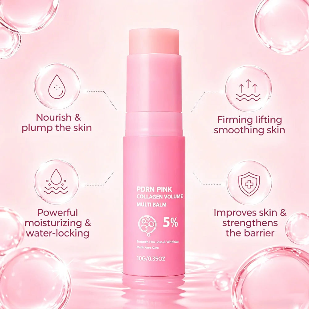 PDRN Collagen  Multi Balm For Face Neck Lip Moisturizing Stick Korea Skin Care