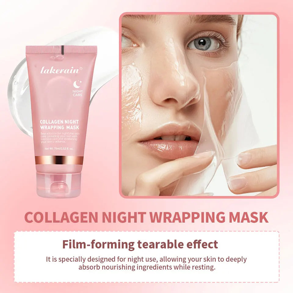 Collagen Overnight Peel-Off Mask – Hydrating & Firming Treatment