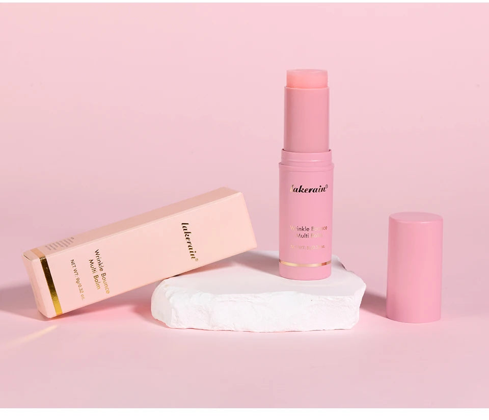 Korean Pink Hydrating Stick Extract Deep Hydrating Facial Skin Multi-functional Pink Balm Stick Skin Care Makeup Base Products