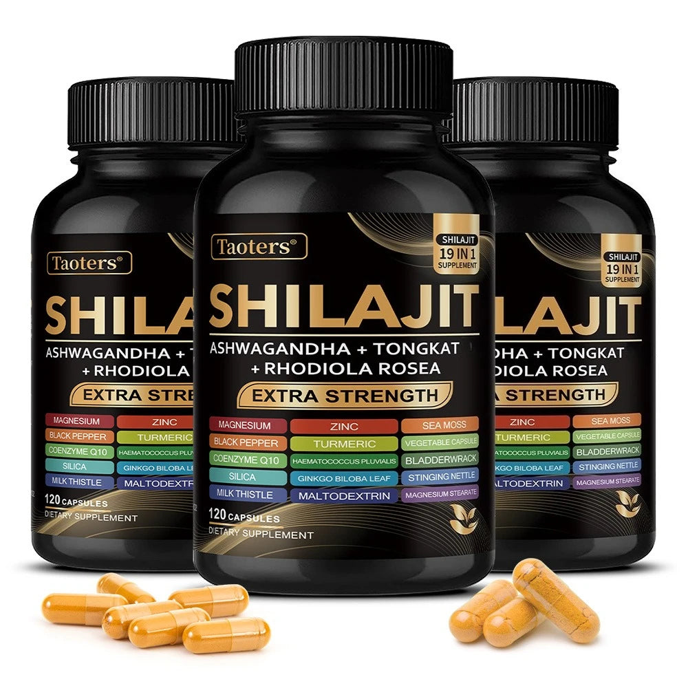 Shilajit 19-in-1 Organic Wellness Complex | Sea Moss, Ashwagandha, Magnesium & Zinc
