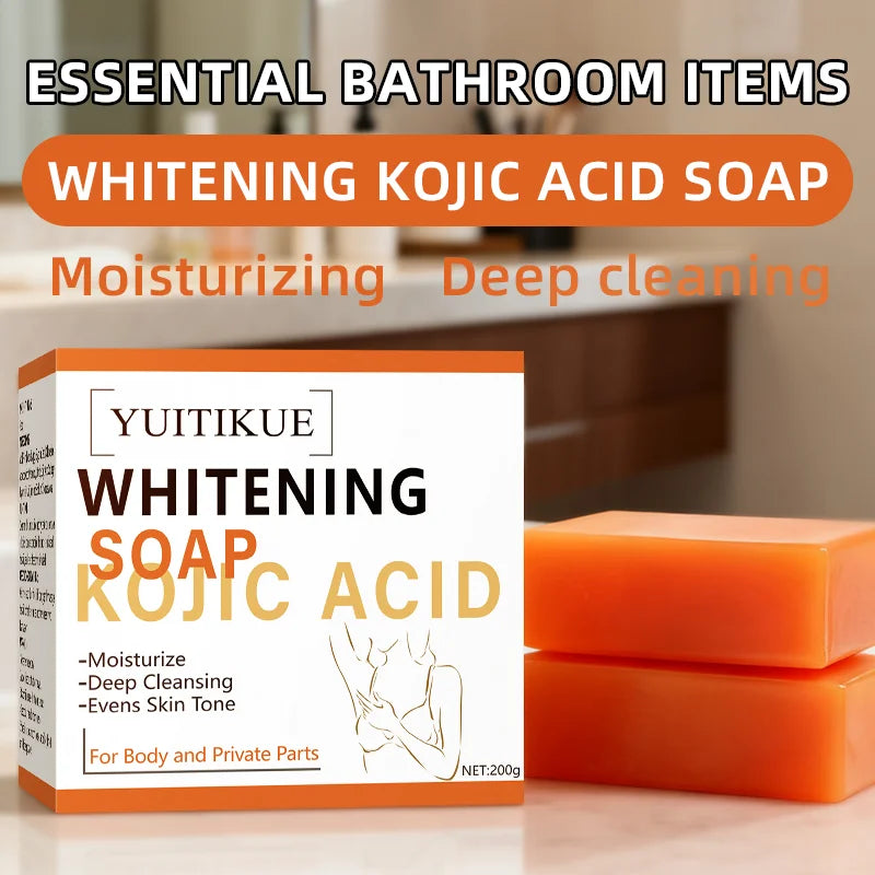 Whitening Soap - Brightens Skin Tone, Deep Cleansing & Moisturizing, Gentle for Sensitive Skin & Body Care