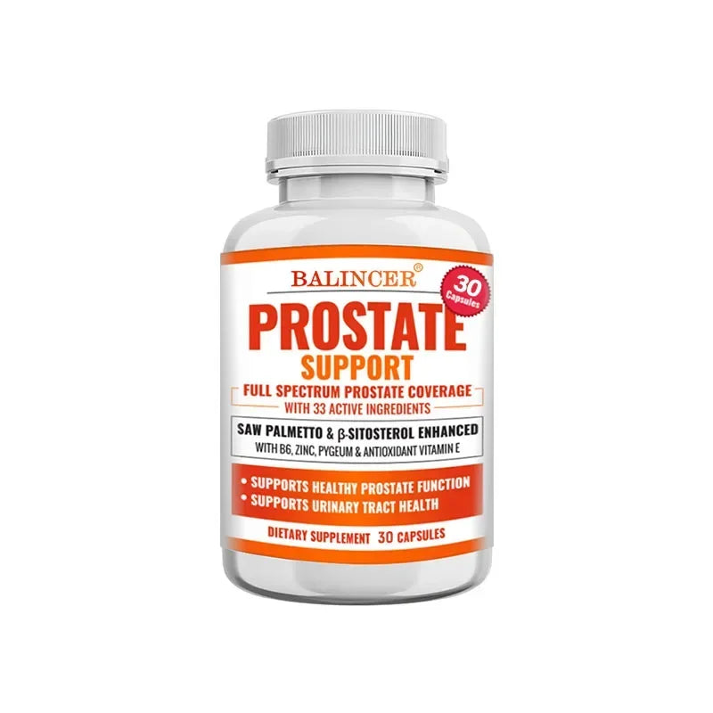 Saw Palmetto Prostate & Hair Support Supplement – 33 Natural Botanicals, DHT Blocker & Bladder Health