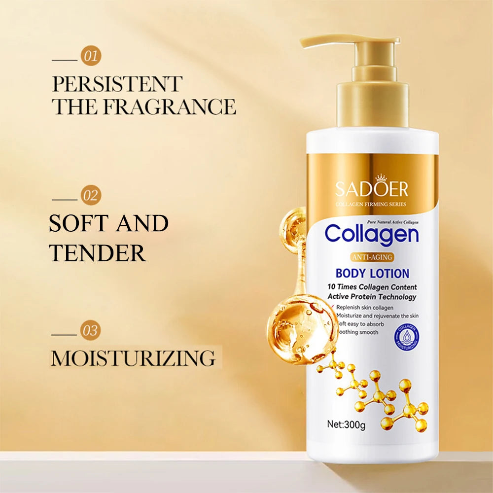 Collagen Body Lotion Hydration - Intense Moisturizer Anti-Aging