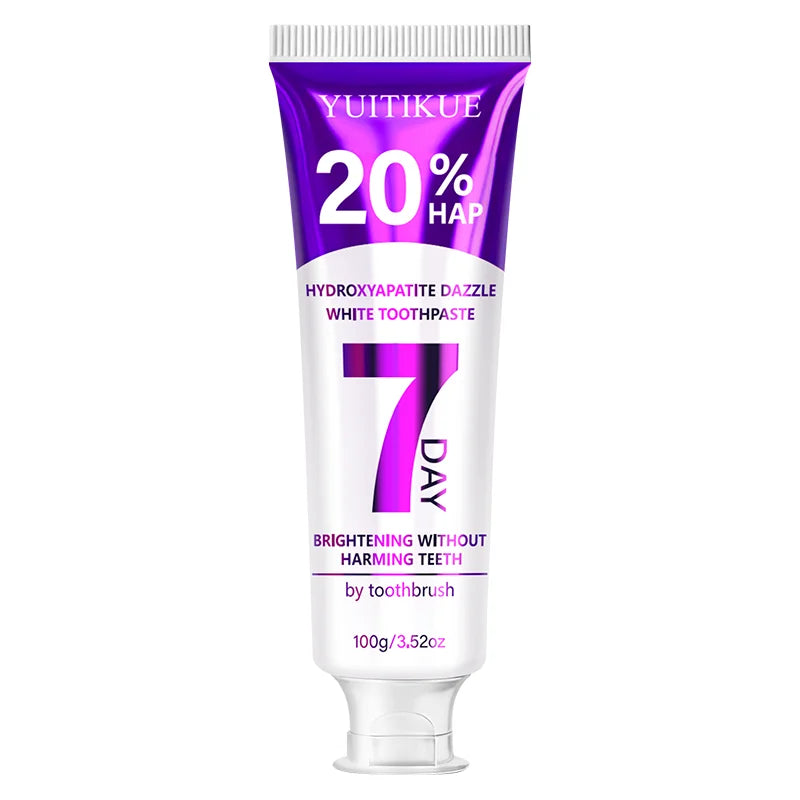 YUITIKUE Hydroxyapatite Toothpaste - Purple Formula, Refreshes Breath & Enhances Natural Tooth Shine, 100g