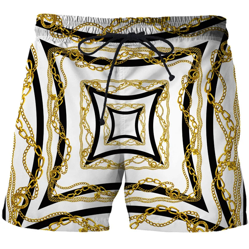 Luxury Beach Shorts  Men's Swim Trunks Casual  Surf