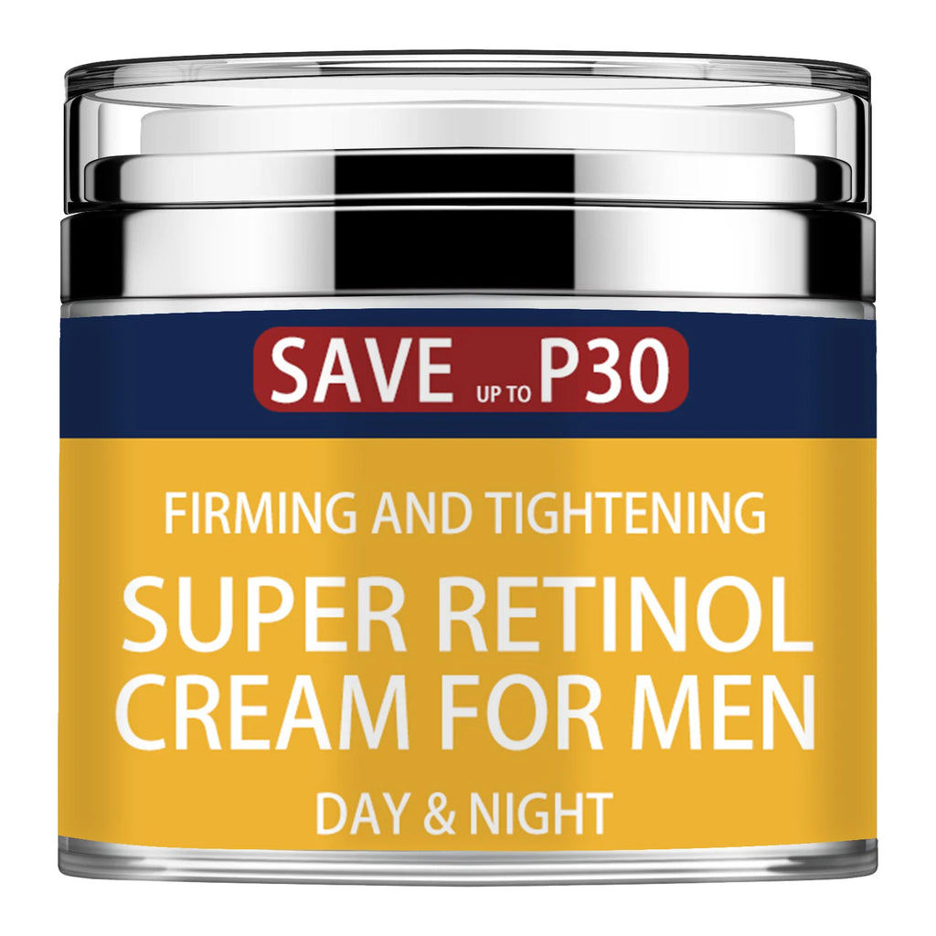 Men's Collagen, Retinol & Hyaluronic Acid Face Cream — Day & Night Anti-Aging Moisturizer