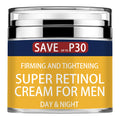 Men's Collagen, Retinol & Hyaluronic Acid Face Cream — Day & Night Anti-Aging Moisturizer