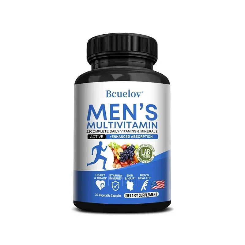 Men's Daily Multivitamin – Energy, Focus & Vitality Complex | 120 Vegetarian Capsules