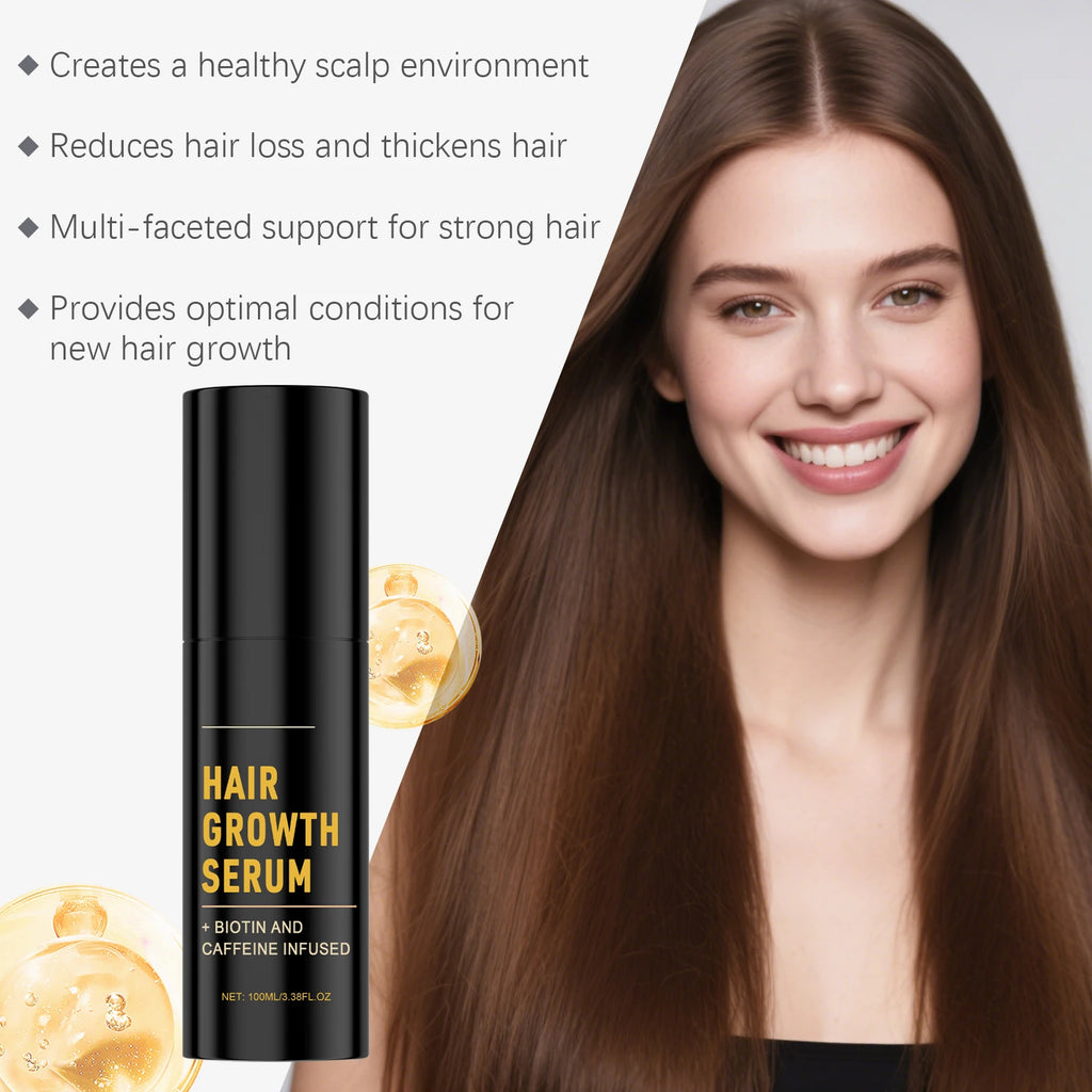 Hair Growth Serum strengthening Hair Roots Promote Hair Regrowth Anti Hair Loss Nourishing Scalp Repair Hair Care