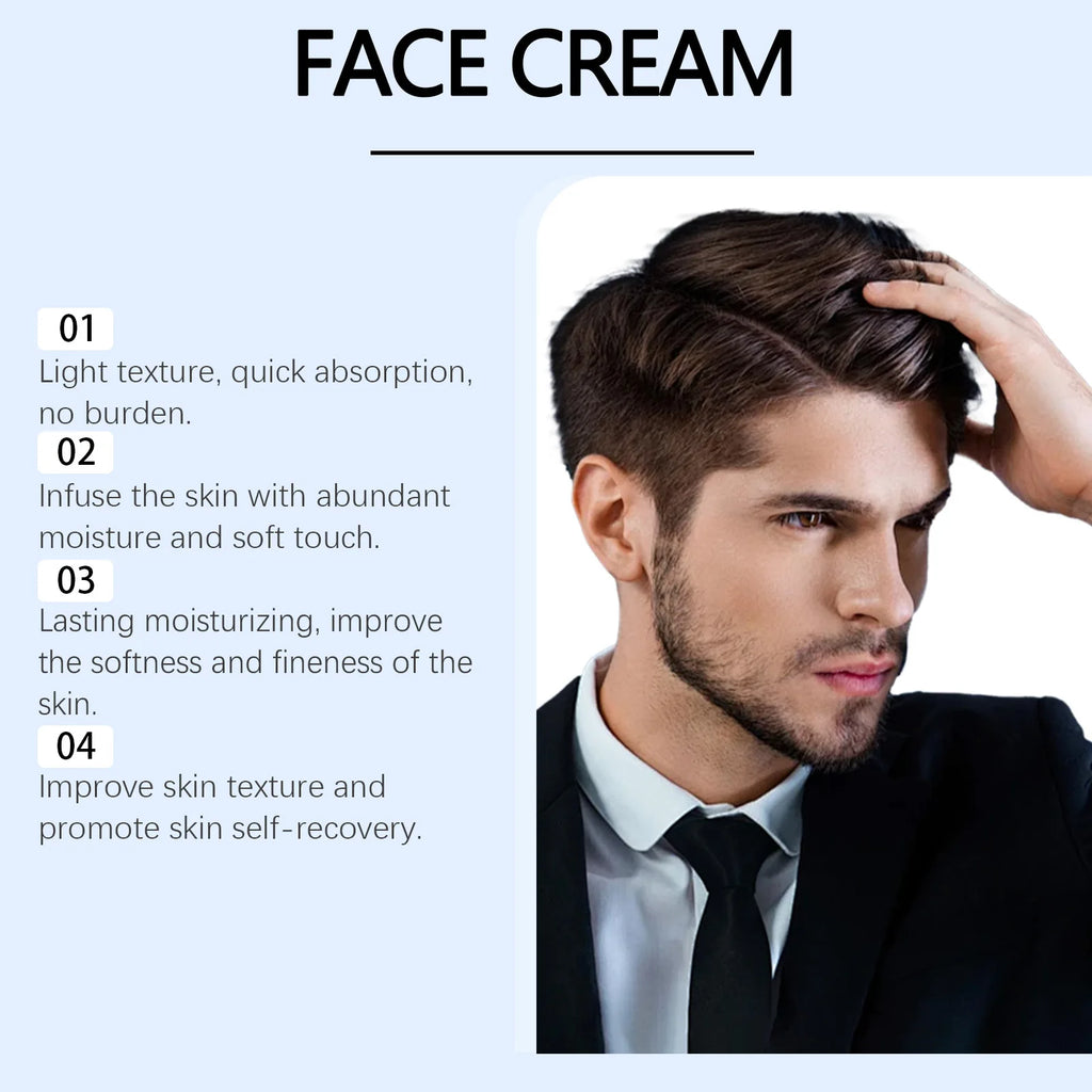 Man Facial Firming Cream Fade Fine Lines Improve Elasticity Moisturizing Dryness Anti W-rinkle For Glowing Skin Face Care Creams