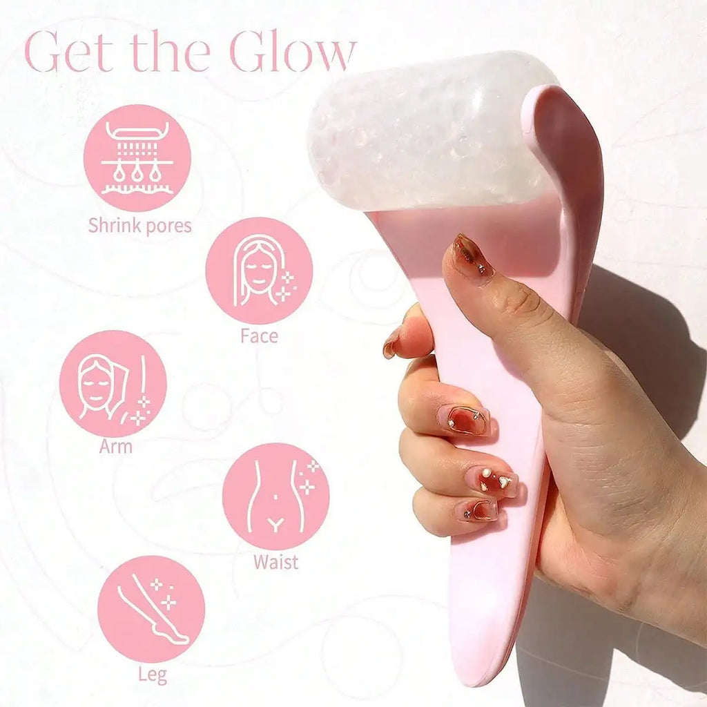 Botanica Luxe Facial Ice Roller | De-Puffing & Skin-Soothing Massage Tool