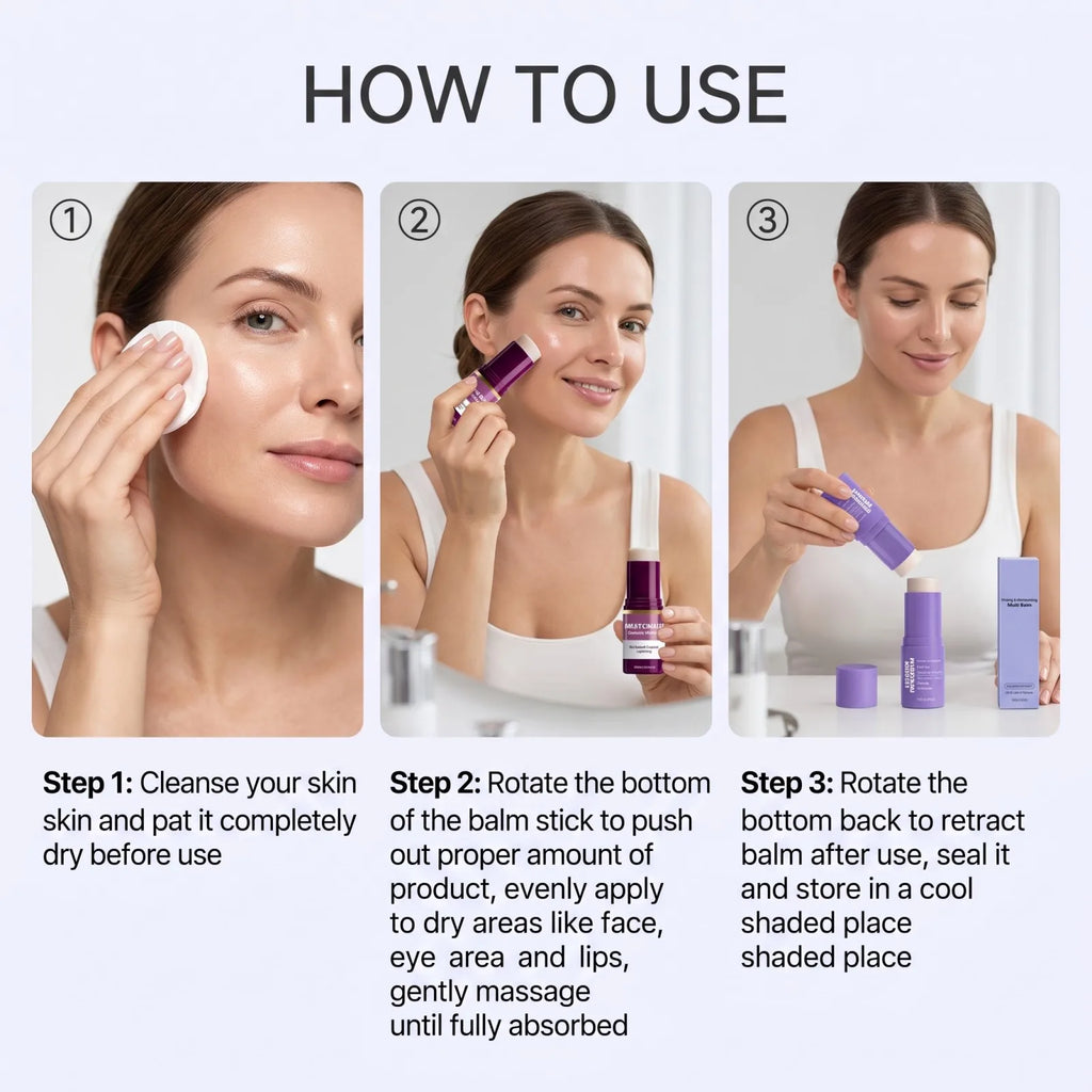 PDRN Calcium Volume Multi Balm | Korean Anti-Oxidant Cream for Face, Eyes & Neck
