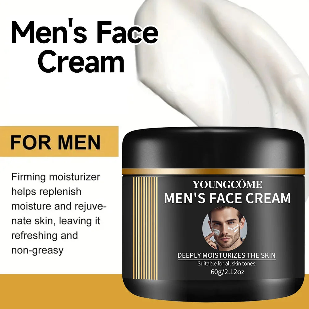 Men's Retinol Anti-Aging Face Cream — Wrinkle Smoothing & Skin Firming