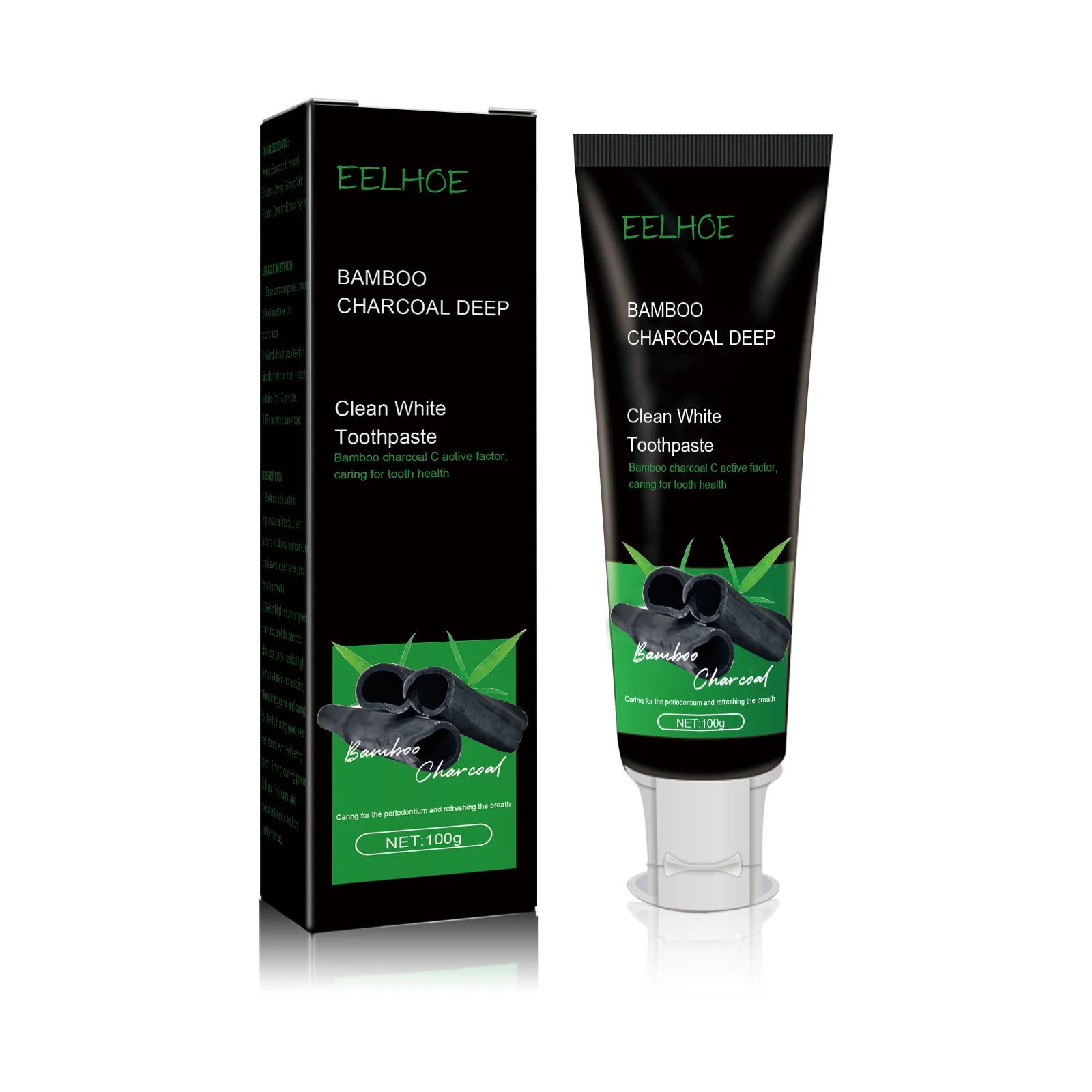 Bamboo charcoal toothpaste Remove Plaque Eliminate Oral Odors